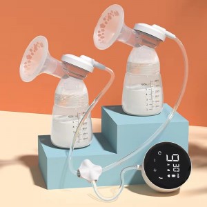 Extractor de leche eléctrico portátil ideal para uso diario. Diseño práctico y compacto. Venta por mayoreo