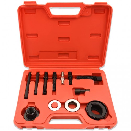 Kit de extractor de polea, alternador de dirección asistida, 12 piezas LXD13