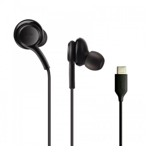 Los auriculares tipo c son adecuados para teléfonos móviles Samsung AKG Android con graves intensos, auriculares internos con cable para karaoke con transmisión en vivo FR-3207