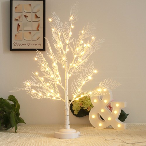 Árbol  con luz cálida de 60cm, árbol de  decoración SDD1256