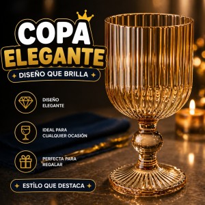 Copa Elegante Decorativa por mayoreo