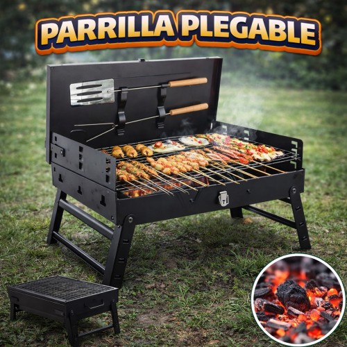 Parrilla Plegable Portátil para Asador y Camping Venta por Mayoreo P-11651