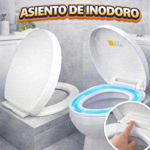Asiento de Inodoro Universal con Luz LED Nocturna Venta por Mayoreo P-11702
