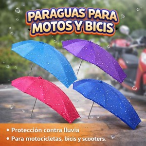 Paraguas Protector para Motocicleta y Bicicleta Venta por Mayoreo P-12124