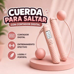 Cuerda para Saltar con Contador Digital por mayoreo
