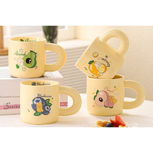 Tazas  de ceramica con diseño de caricaturas 8118-1