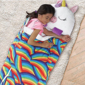 Saco de dormir para niños con diseños de animalitos y estampados coloridos. Ideal para pijamadas, viajes. Venta por mayoreo PMY-15663