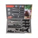 Set de cuchillos de cocina de 6 piezas. Acero inoxidable, mango ergonómico y presentación tipo regalo. Mod. 238A Ideal para uso profesional o doméstico. Venta al por mayor