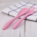 Set de plato infantil con forma de oso y cubiertos de trigo ecológico, ideal para bebés y niños pequeños, venta al por mayor PMY-15865