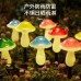 Juego de 3 lámparas decorativa de hongo ideales para jardín, patio o exterior. Venta por mayoreo PMY-16321