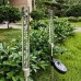 Juego de lámparas solares decorativas con diseño acrílico tipo burbuja. Ideales para iluminar jardines, patios y senderos con un efecto moderno y elegante. Venta por mayoreo PMY-16323