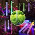 Juego de lámparas solares decorativas con diseño acrílico tipo burbuja. Ideales para iluminar jardines, patios y senderos con un efecto moderno y elegante. Venta por mayoreo PMY-16323