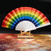 Abanico plegable arcoiris LGBTQ+ orgullo PRIDE venta al por mayor