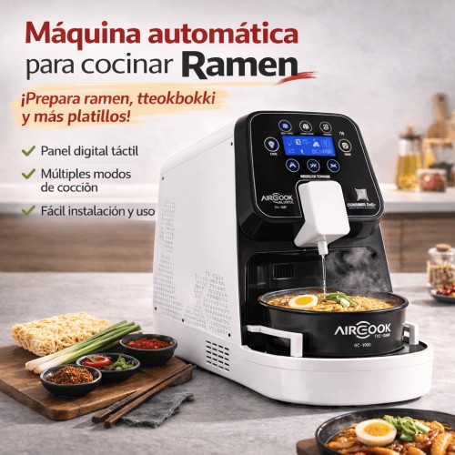 Máquina Automática para Cocinar Ramen con Panel Digital por Mayoreo RC-1000