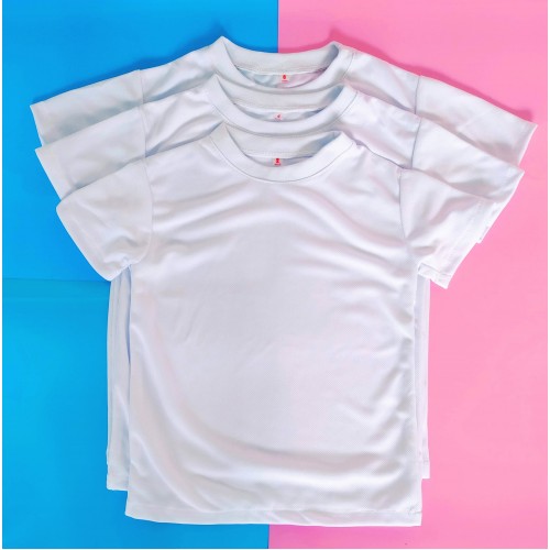 Playera infantil de poliéster para sublimar