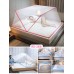 Mosquitero plegable para cama tamaño grande 190×160×80 cm, estructura tipo casita con varillas, fácil de usar y guardar, modelo RS-268, venta por mayoreo