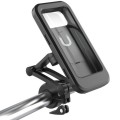 Soporte para celular de bicicleta impermeable con rotación 360° para manubrio compatible con smartphones hasta 6.7 pulgadas RS-345