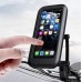 Soporte para celular de bicicleta impermeable con rotación 360° para manubrio compatible con smartphones hasta 6.7 pulgadas RS-345