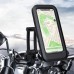 Soporte para celular de bicicleta impermeable con rotación 360° para manubrio compatible con smartphones hasta 6.7 pulgadas RS-345