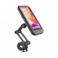 Soporte para celular de bicicleta impermeable con rotación 360° para manubrio compatible con smartphones hasta 6.7 pulgadas RS-345