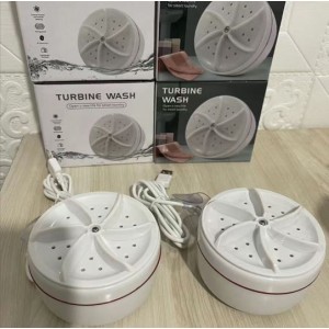Mini lavadora turbo, con USB, portátil, para ropa interior, calcetines, viajes, limpieza rápida, ligera y multifuncional BH-21230