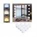 Kit de 10 luces LED para espejo con conexión USB, ideal para maquillaje, tocadores y decoración. Venta por mayoreo RSD-139