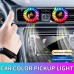 Aromatizante con luz al ritmo de la música, luz ambiental colorida para accesorio de carro RSD-208