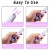 Pulidor de uñas eléctrico portátil con pantalla LED para manicure y pedicure en casa recargable USB RSD-213