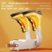 Secador de zapatos tridimensional con soplador de calor, rejilla de secado ajustable 180° con pantalla inteligente de temperatura RSD-233