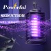 Lámpara antimosquitos eléctrica con luz UV y descarga de alto voltaje. Recargable por USB, segura, silenciosa y portátil. Perfecta para el hogar, oficina o exteriores. RSD-415