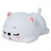 Lámpara Kawaii Gato silicona suave y flexible, luz de compañía para dormir, decorar el cuarto. venta por mayoreo RSD-448 