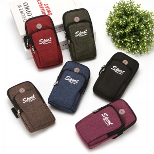 Funda deportiva para brazo porta celular ideal para correr, gimnasio y actividades al aire libre. Diseño ajustable para smartphone, llaves y tarjetas y cómodo para entrenamientos diarios. Venta por mayoreo RSD-473