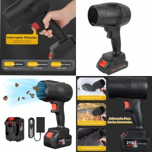 Soplador portátil recargable ideal para limpieza de polvo, hojas y áreas pequeñas. Venta por mayoreo