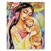 Juego de pintura de diamantes 5D Mother and Little Angel 40*30CM RU1001