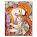 Juego de pintura de diamantes 5D Mother and Little Angel 40*30CM RU1001