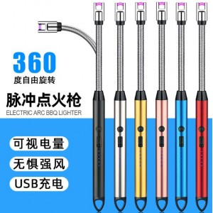 Encendedor eléctrico flexible recargable de 360° USB RYL-2001 