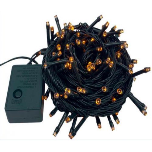 Guirnalda de luces led de 100L con 9M color amarillo S-60037