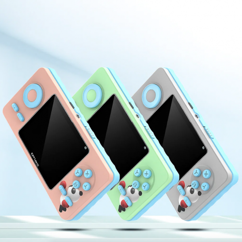 Consola portátil S5 con pantalla 2.4” y 520 juegos retro incluidos, recargable y diseño compacto para niños y adultos. Venta por mayoreo 