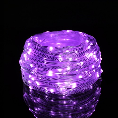 10M Cable de luz enchufable violeta S-60213