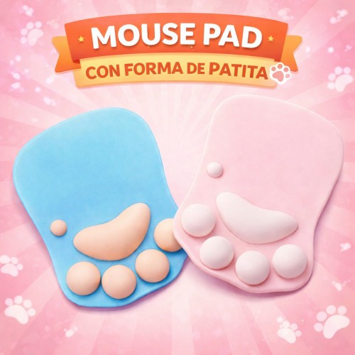 Alfombrilla, tapete para mouse en forma de garra de gato SBD16