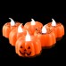 Velas electrónicas LED con forma de calabaza, ideales para decorar en Halloween. Venta por mayoreo SD-2531