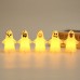Velas electrónicas LED con diseño de fantasmas, 5 modelos variados, para decorar en fiestas de Halloween. Venta por mayoreo SD-2532