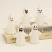 Velas electrónicas LED con diseño de fantasmas, 5 modelos variados, para decorar en fiestas de Halloween. Venta por mayoreo SD-2532