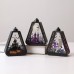 Adornos de linterna LED con diseño de calabaza y escenas de Halloween, 3 modelos variados, Venta por mayoreo SD-2534