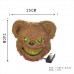 Máscara de oso terrorífica con luces LED brillantes, Ideal para disfraces de Halloween, fiestas temáticas, cosplay y noches de terror. Venta por mayoreo