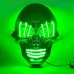 Máscara de calavera con luces LED multicolor, ideal para disfraces de Halloween, fiestas. Venta por mayoreo SD-2540