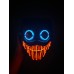 Máscara de amapola con luces LED brillantes, perfecta para fiestas de Halloween, disfraces y eventos nocturnos. Venta por mayoreo SD-2543