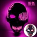 Máscara de calavera pirata con luces LED brillantes, ideal para disfraces de Halloween, fiestas nocturnas y eventos. Venta por mayoreo SD-2544
