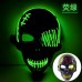 Máscara de calavera pirata con luces LED brillantes, ideal para disfraces de Halloween, fiestas nocturnas y eventos. Venta por mayoreo SD-2544