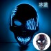 Máscara de calavera pirata con luces LED brillantes, ideal para disfraces de Halloween, fiestas nocturnas y eventos. Venta por mayoreo SD-2544